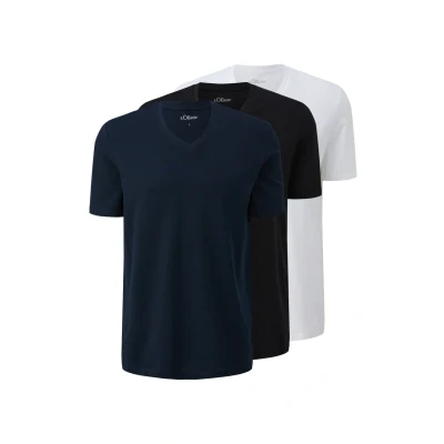 Abbildung von s.Oliver 3PACK Tshirt basic, Herren, Größe: Medium, Mehrfarbig
