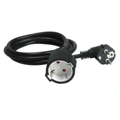 Abbildung von UNITEC Schuko Verlängerung H05VV F3G1,5mm² 2m schwarz