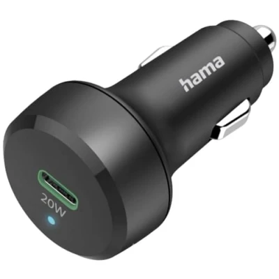 Abbildung von Auto Schnellladegerät, USB C Schwarz Kunststoff Metall LIPO