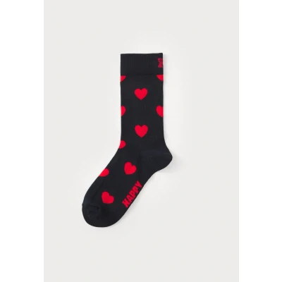 Abbildung von Happy Socks Heart SOCK Unisex Socken, Größe: 36 40, Navy