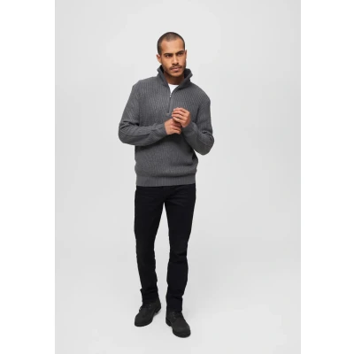 Abbildung von Brandit Troyer Strickpullover, Herren, Größe: Large, Anthracite