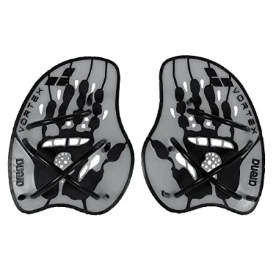 Abbildung von arena Vortex Handpaddel, Schwimmbad Trainingszubehör, Paddel mit Verstellbaren Riemen, PVC frei