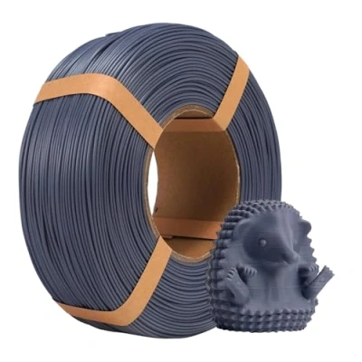 Abbildung von eSUN PLA+ Refill Filament 1.75mm, PLA Plus Spoolless 3D Druck Filament, Maßgenauigkeit +/ 0.03mm, 1KG (2.2 LBS) für Drucker, Grau