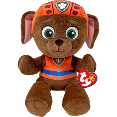 Abbildung von TY Zuma Paw Patrol Weiches Plüschtier für Kinder, Kuschelteddy, Sammlerstück Stofftier, Beanie Babies Serie, Regular