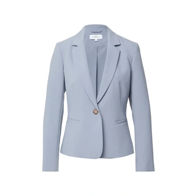 Abbildung von comma MIT Reverskragen UND Leistentaschen Blazer, Damen, Größe: 38, Schiefergrau