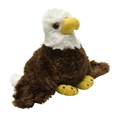 Abbildung von Wild Republic 15257 16269 Hug&#039;EMS Stofftier Weißkopfseeadler, Kuscheltier 18 cm, Multi