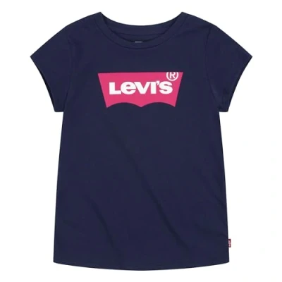 Abbildung von Levi&#039;s Kids ss batwing tee Mädchen Peacoat / Tea Tree Pink 16 Jahre