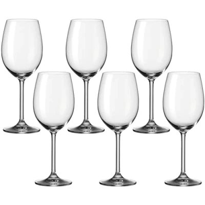 Abbildung von LEONARDO HOME Daily, Rotweinglas im Basic Stil gehalten, Rotweinkelch mit Stiel und 460 ml Füllmenge, 6 teilig, Glas, Stück (1er Pack),