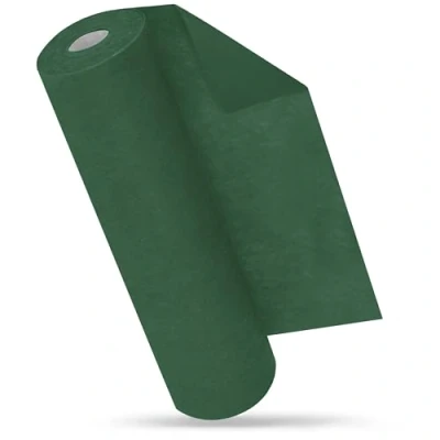 Abbildung von MODERNO Vlies Tischläufer Dunkel Grün, Tischband Modern, Outdoor, Tischdeko, Partydeko für Geburtstag, Hochzeit, Festliche Dekoration, 30 cm x 25 m