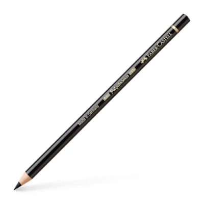 Abbildung von FABER CASTELL 110199 Farbstift Polychromos, schwarz, Farbnummer 199