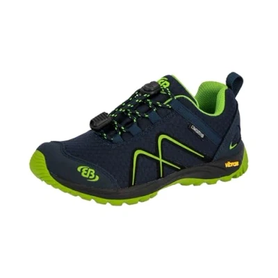 Abbildung von Brütting Unisex Kinder Guide Trekking &amp; Wanderhalbschuhe, Marine/ Lemon, 35 EU