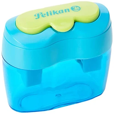 Abbildung von Pelikan 700702 Doppel Anspitzer Flower Blau, 1 Stück