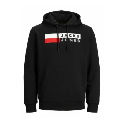 Abbildung von Jack &amp; Jones Jjecorp Kapuzenpullover black, Herren, Größe: 5XL, Black