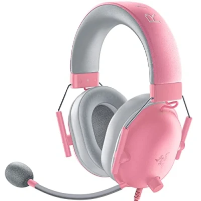 Abbildung von Razer BlackShark V2 X Multi Plattform kabelgebundenes Esports Headset (Triforce 50mm Treiber, Erweiterte Passive Geräuschunterdrückung, 7.1 Surround Sound, Hyperclear Cardioid Mic) Quartz Pink