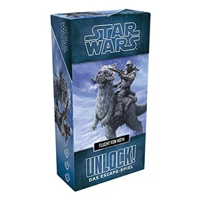 Abbildung von Space Cowboys, Unlock! Star Wars Flucht von Hoth, Familienspiel, Rätselspiel, 1 6 Spieler, Ab 10+ Jahren, 60+ Minuten, Deutsch