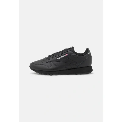 Abbildung von Reebok Classic Leather Unisex Sneaker low, Größe: 44, Black Leder und textil