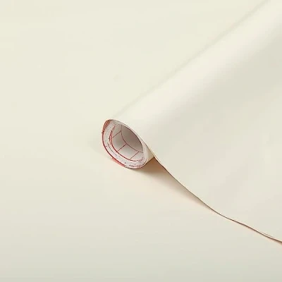 Abbildung von d c fix Möbel Klebefolie Magnolie Hochglanz 45 cm x 2 m Möbelfolie selbstklebend Küchenfolie Küchen Schrank Deko Folie Tisch Tischfolie Fensterbank Küchenfronten glänzend Boho Style Creme Beige