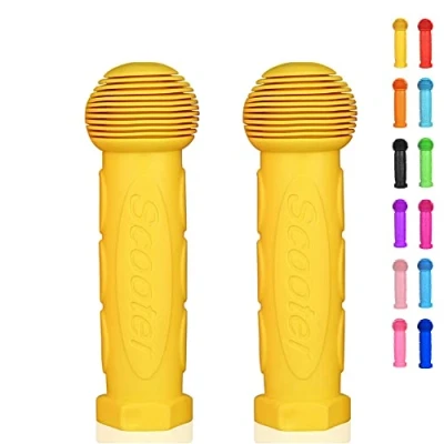 Abbildung von OTFAITP Roller Griff Lenker 1 Paar Fahrrad Fit für 2 3 4 Räder Kid Kick Roller,Kinder Fahrrad,Drifting Roller,Schaukel (Rosa)