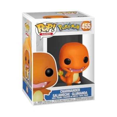 Abbildung von Funko Pop! Games: Pokemon Charmander Glumanda Vinyl Sammelfigur Geschenkidee Offizielle Handelswaren Spielzeug Für Kinder und Erwachsene Video Games Fans Modellfigur Sammler