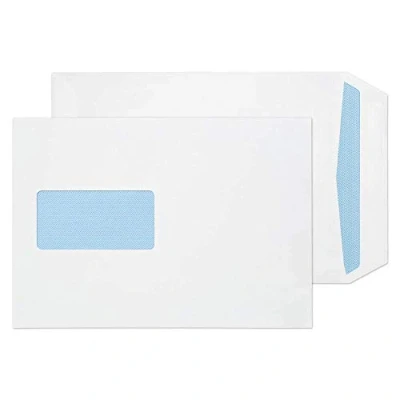 Abbildung von Blake Purely Everyday 13084/25 PR Versandtasche Selbstklebend Mit Fenster Weiß C5 229 x 162 mm 90 g/m² 25 Stück