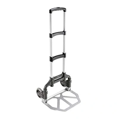 Abbildung von Adam Hall Accessories Porter Zusammenklappbare Sackkarre mit verriegelbarem Ausziehgriff, AHPORTER, Silber Schwarz, 1000 mm
