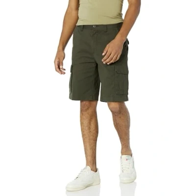 Abbildung von Amazon Essentials Herren 25 cm lange Classic Fit Cargoshort (erhältlich in Big &amp; Tall), Dunkles Olivgrün, 40W