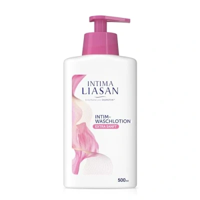 Abbildung von Intima Liasan by Sagrotan Intim Waschlotion EXTRA SANFT Milde Pflege für empfindliche Haut Ohne Alkohol, Seife und Farbstoffe 1 x 500 ml