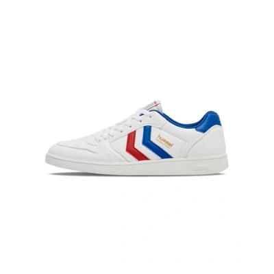 Abbildung von Hummel Handball Perfekt Unisex Sneaker low, Größe: 36, White/navy/red Schuhe