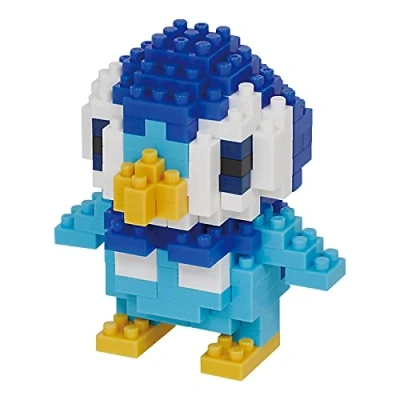 Abbildung von nanoblock NBPM 079 Pokemon Piplup Tiplouf Plinfa, Merhfarbig