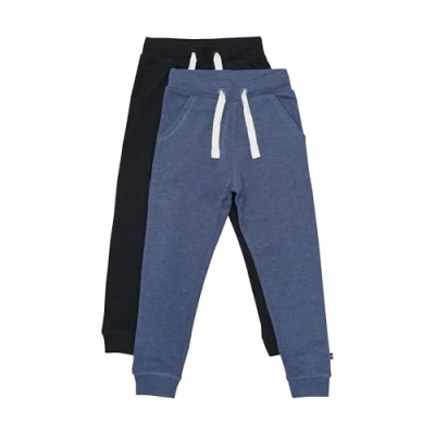 Abbildung von MAGIC KIDS WEAR Jogginghose Kinder und Babies aus Baumwolle, 2er Pack Black/Blue (106), 98
