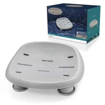 Abbildung von Bestway LAY Z SPA Xtras Whirlpoolsitz 40,8 x 31,5 20 cm, Grau