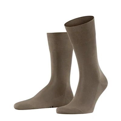 Abbildung von FALKE Herren Socken Tiago M So nachhaltige Fil D&#039;Ecosse Baumwolle einfarbig 1 Paar, Grau Vulcano 3920, 43 44