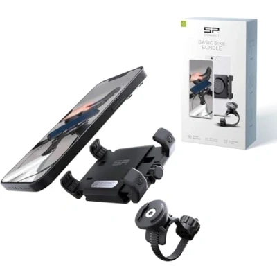 Abbildung von SP CONNECT Fahrrad Handyhalterung SPC+ Universeller Handyhalter für Fahrradlenker Motorradhandyhalterungen alle Smartphone Handys wie iPhone Samsung Mountainbike Rennrad Handy Halterung