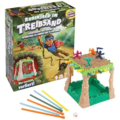 Abbildung von Spin Master Games Rubinjagd im Treibsand, das Abenteuerspiel mit original Kinetic Sand für 2 4 geschickte Schatzsucher ab Jahren