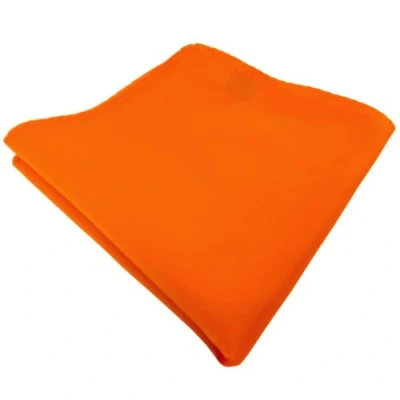 Abbildung von TigerTie Designer Einstecktuch in orange pastellorange hellorange einfarbig uni