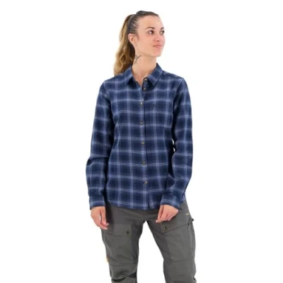Abbildung von Fjällräven ÖVIK Shirt Hemd, Damen, Größe: Medium, Dark navy/indigo blue