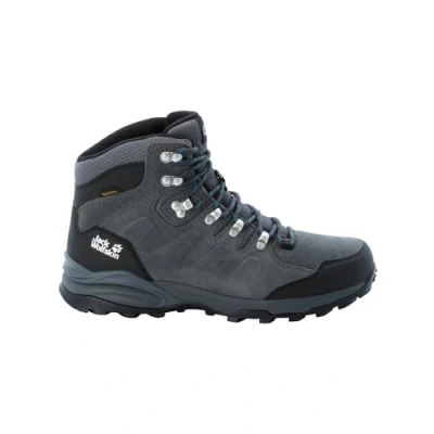 Abbildung von Jack Wolfskin Refugio Texapore MID M Hikingschuh, Herren, Größe: 42.5, Grey / black Schuhe