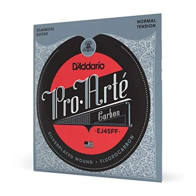 Abbildung von D&#039;Addario Gitarrensaiten Konzertgitarre Akustikgitarre Akustik Gitarre Saiten Classical Guitar Strings EJ45FF Pro Arte Carbon