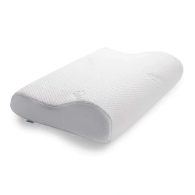 Abbildung von TEMPUR Original Schlafkissen Memory Foam, ergonomisches Nackenstützkissen für Seiten und Rückenschläfer, Liegefühl fest, M (50 x 31 10/7 cm), Weiß