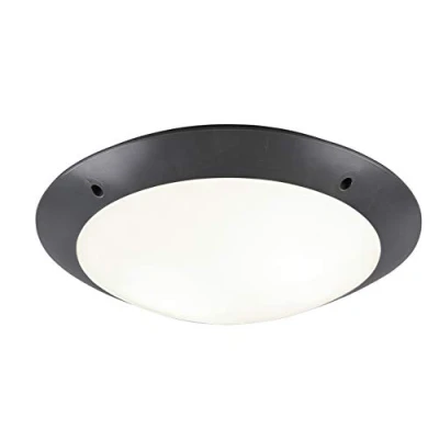 Abbildung von Reality Leuchten Außen Deckenleuchte Camaro R60502042, Kunststoff anthrazit/Weiß, exkl. 2x E27