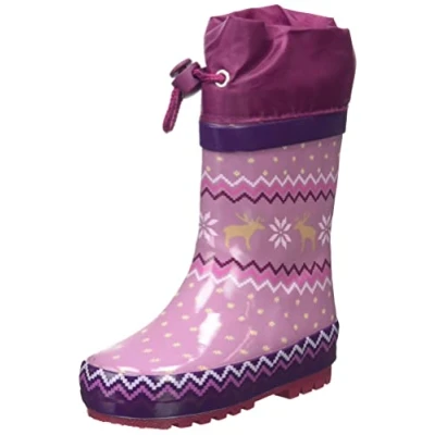 Abbildung von Playshoes Gummistiefel gefüttert Regenstiefel, lila Norweger, 25 EU