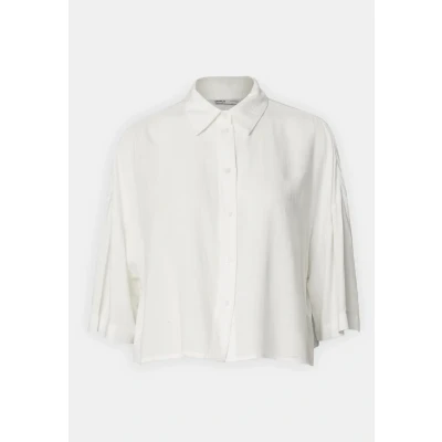 Abbildung von ONLY Onlastrid LIFE CROP Hemdbluse, Damen, Größe: XS, Cloud dancer
