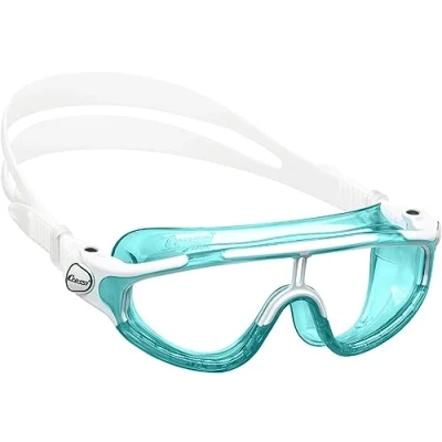 Abbildung von Cressi Baloo King Goggles Taucherbrille Kinder Schwimm und Schnorchelbrille mit Beschlagfreien Einscheibengläsern, Schnorchelmaske UV Strahlen, 7 15 Jahre Verstellbar