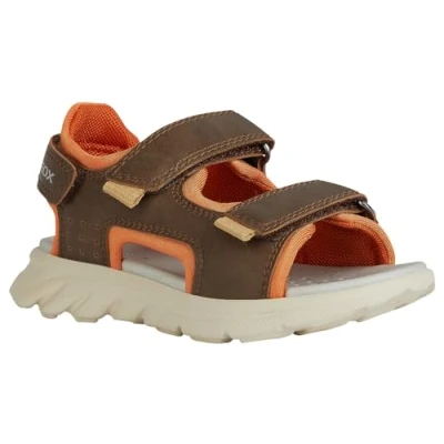 Abbildung von Geox J AIRADYUM BO Sandal, Brown/DK ORANGE, 32 EU