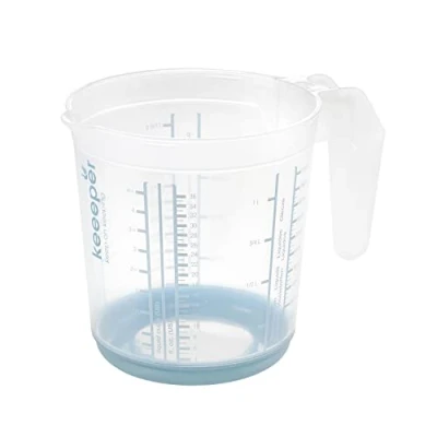 Abbildung von keeeper Messkanne mit Anti Rutsch Funktion, 1 l, Massimo, Nordic Blue