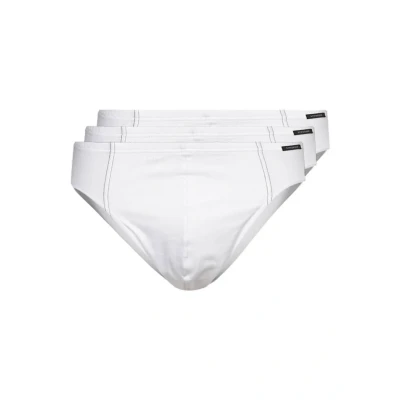 Abbildung von Schiesser Essentials Supermini 3 pack Slip white, Herren, Größe: Small, white