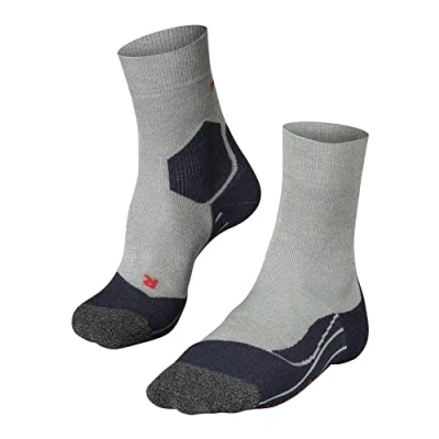 Abbildung von FALKE Herren Laufsocken RU3 Comfort M SO Lyocell Funktionsmaterial antiblasen 1 Paar, Grau (Light Grey 3406), 42 43