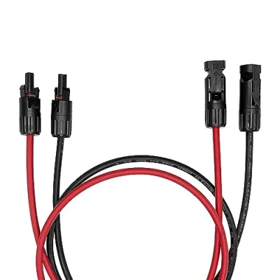 Abbildung von Offgridtec Solarkabel Verlängerungskabel PV Stecker zu 6mm², 1m rot/schwarz