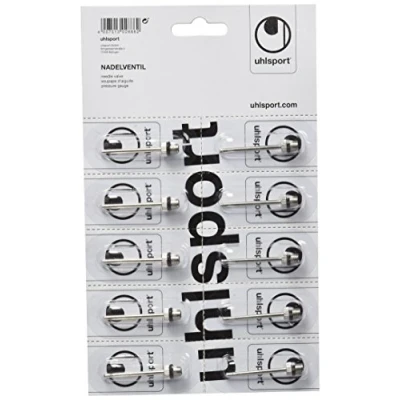 Abbildung von uhlsport Nadelventile, 10 Stück, Ersatz Nadeln für Ball Pumpe, Fußball, Basketball etc., Luftpumpe, Nadel Ventile, Gewinde Gr. M5