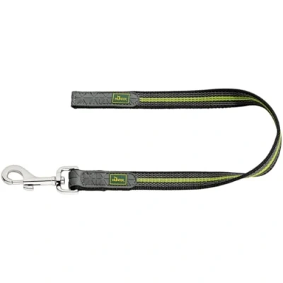 Abbildung von Hunter Visby Super Grip griffiger Kurzführer für Hunde, schwimmfähig und reflektierend, gelb, 20/50